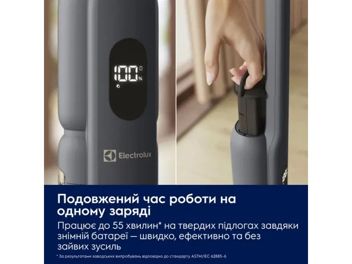 Вертикальний пилосос Electrolux EW51U1DB - изображение 10