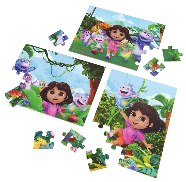 Puzzle drewniane Spin Master Dora — 72 elementy (3x24) (6071059) (681147034679) - obraz 4
