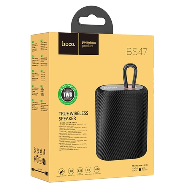 Портативная колонка Hoco BS47 Uno Sports BT Speaker 5W Black - изображение 5