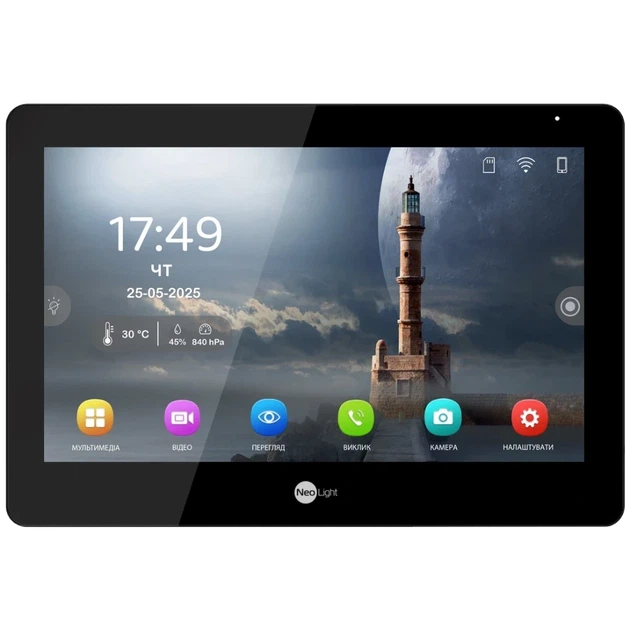 Комплект відеодомофону Neolight MEZZO Hybrid HD KIT B/Graphite - зображення 2