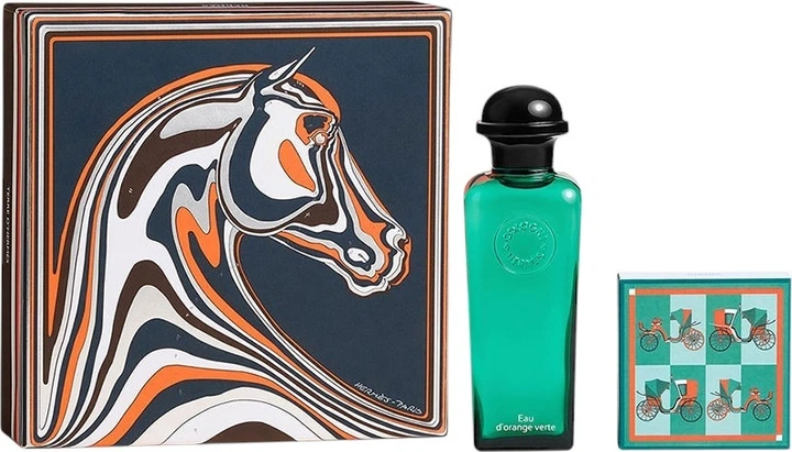 Набір унісекс Hermes Eau d'Orange Verte Одеколон 100 мл + Парфумоване мило 50 г (3346130018285) - Фото 1 Набір унісекс Hermes Eau d'Orange Verte Одеколон 100 мл + Парфумоване мило 50 г (3346130018285) - зображення 1