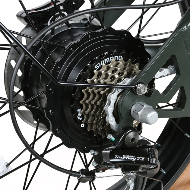 Електровелосипед SAMEBIKE M20 III (2000 Вт; 36 А * рік; 48 В), колеса 20 ", з ручкою газу, зелений (ECO_SMB-M20-III-green) - зображення 11