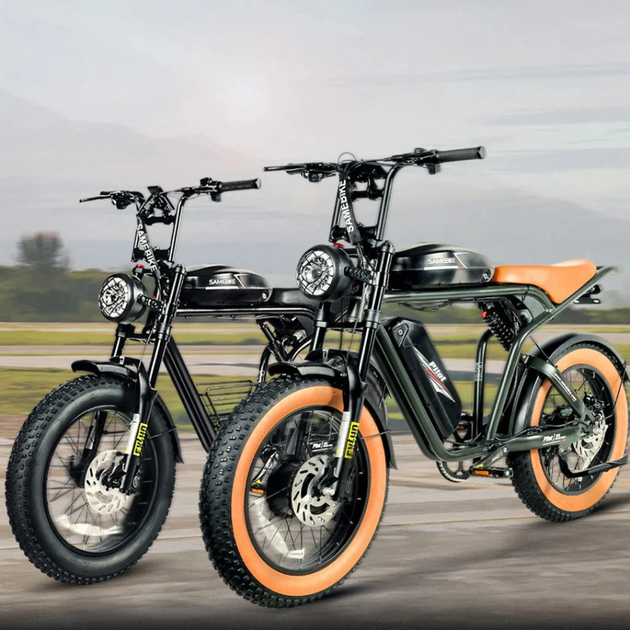 Електровелосипед SAMEBIKE M20 III (2000 Вт; 36 А * рік; 48 В), колеса 20 ", з ручкою газу, зелений (ECO_SMB-M20-III-green) - зображення 13