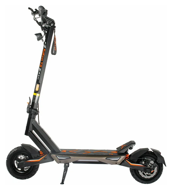 Електросамокат KUGOO KIRIN T3 (800 Вт; 15,6 А*год; 48 В), колеса 10", чорний (ECO_Kk-T3) - изображение 2