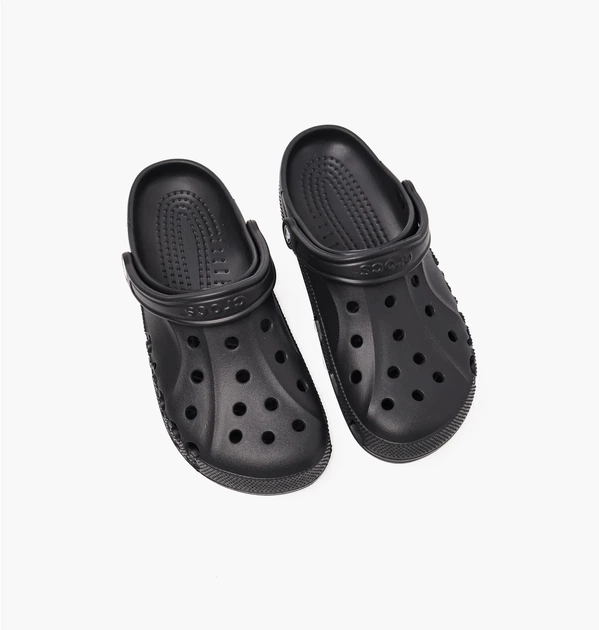 Тапочки унiсекс CROCS Baya Clog Black чорні крокси 45-46 - зображення 4