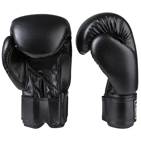 Боксерские перчатки Everlast чёрные профессиональные тренировочные, надёжная защита рук - изображение 2
