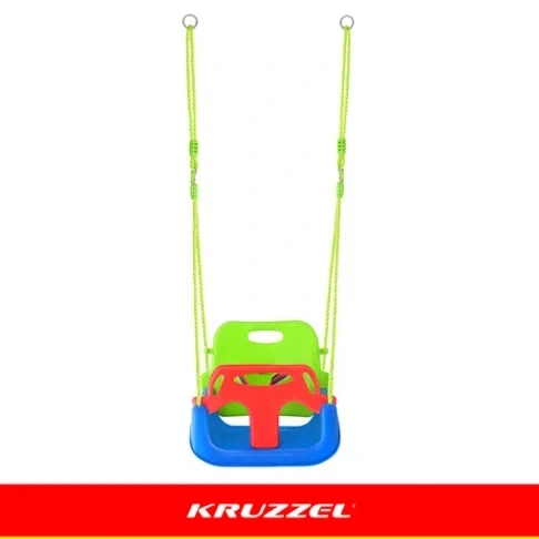 Детская качеля-трансформер 3 в 1 до 30 кг разноцветная Kruzzel для дома и сада - Фото 6 Детская качеля-трансформер 3 в 1 до 30 кг разноцветная Kruzzel для дома и сада - изображение 6