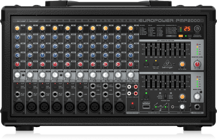 Мікшерний пульт Behringer EUROPOWER PMP2000D (4033653100588) - Фото 1 Мікшерний пульт Behringer EUROPOWER PMP2000D (4033653100588) - зображення 1