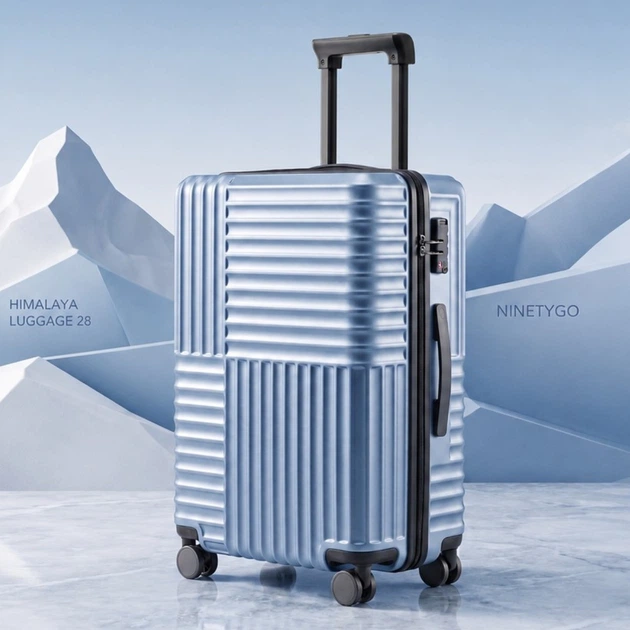 Чемодан 100 л Xiaomi Ninetygo Himalaya Luggage 28 Light Blue (6941413239691) - изображение 10