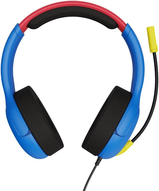 Słuchawki PDP Airlite Wired Gaming Stereo Headset Nintendo Switch Mario Dash (0708056069742) - obraz 2