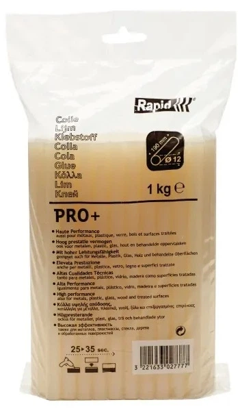 Klej termotopliwy Rapid High Performance PRO 12 mm 1 kg (3221633027777) - obraz 2