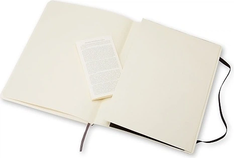 Notes Moleskine Classic XL Czarny w linie 19 x 25 cm 192 strony (9788883707223) - obraz 3