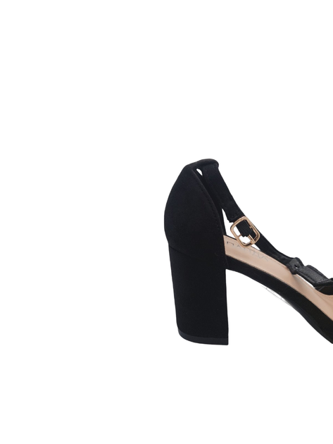 Туфли женские QQ SHOES QQ48-1/41 Черный 41 размер - 27,2 см стелька - изображение 4