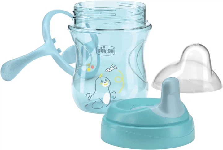 Kubek niekapek Chicco Training 6m+ niebieski 200 ml (8058664180639) - obraz 2
