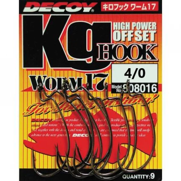 Крючок Decoy Worm 17 Kg Hook 4/0 6 шт/уп (1013-1562.00.05) - Фото 2 Крючок Decoy Worm 17 Kg Hook 4/0 6 шт/уп (1013-1562.00.05) - изображение 2