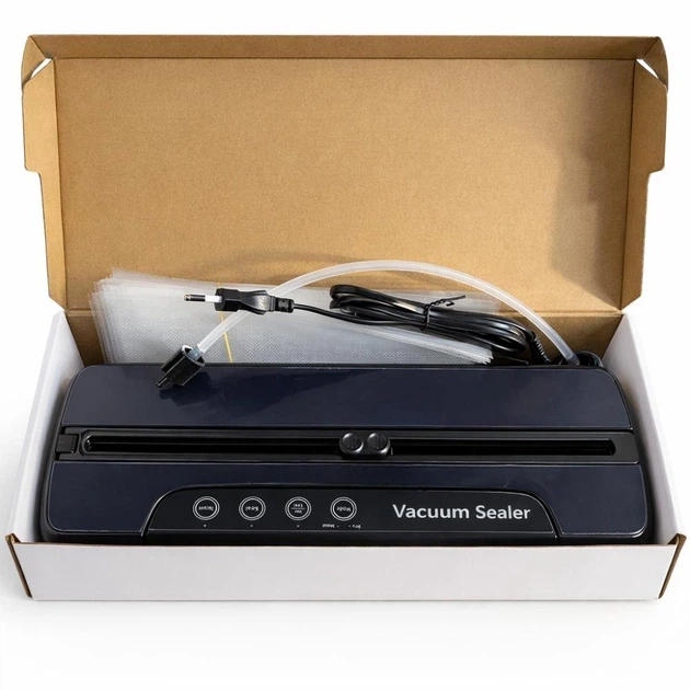 Вакуумный домашний упаковщик с пакетами автоматический Vacuum Sealer Вакууматор бытового аппарата для упаковки продуктов - изображение 10