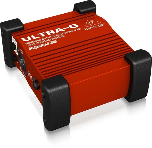 Aktywny Di-Box Behringer GI100 Czerwony (4033653050227) - obraz 2