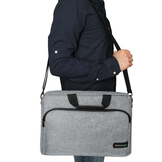 Сумка для ноутбука 15.6" GRAND-X SB-139G Grey - изображение 7