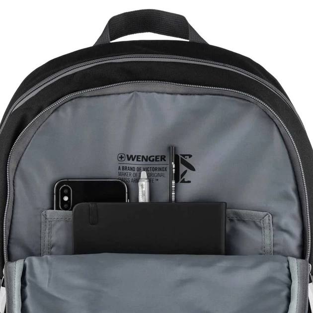 Рюкзак для ноутбука 16" WENGER Quadma Grey (653215) - изображение 7