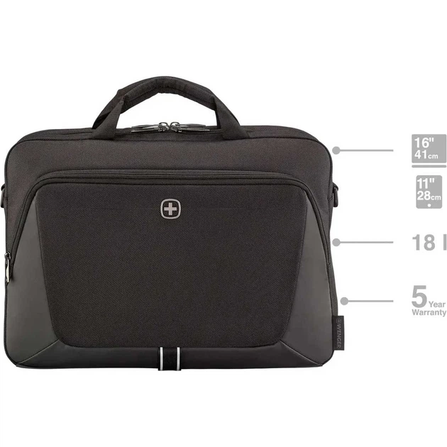 Сумка для ноутбука 16" WENGER XE Brief Black (653300) - изображение 8