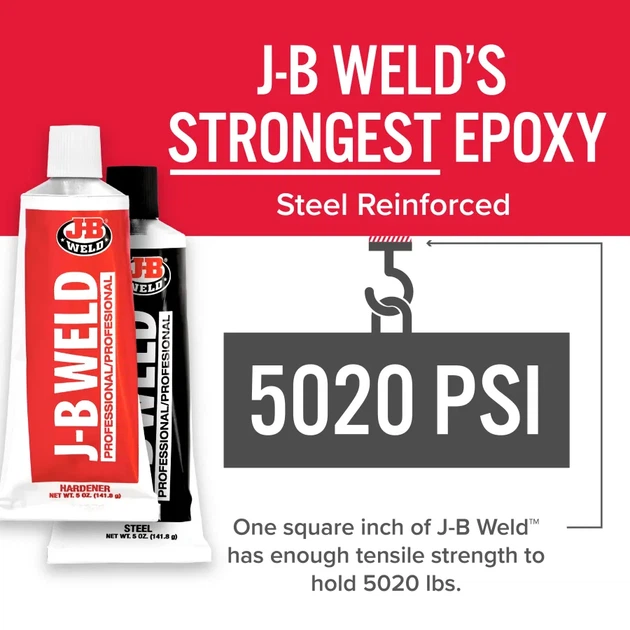 Эпоксидный клей двухкомпонентный J-B Weld Original 284гр 8281 - изображение 3