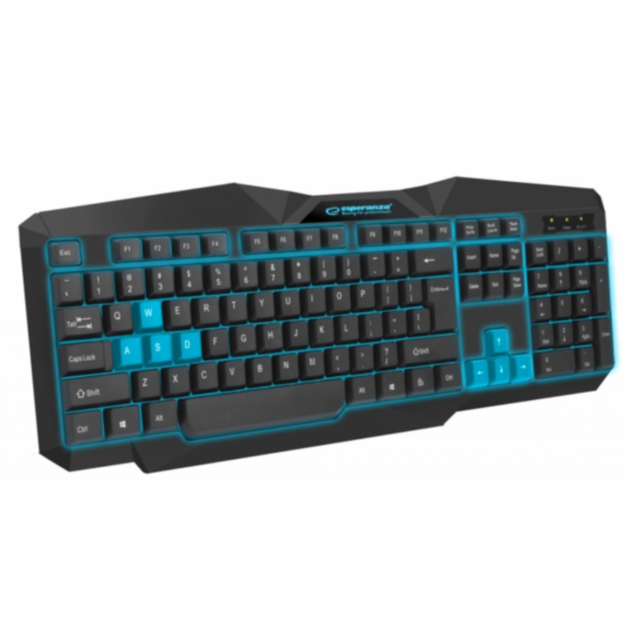 Клавіатура Esperanza EGK201 Blue USB LED (EGK201BUA) - изображение 2