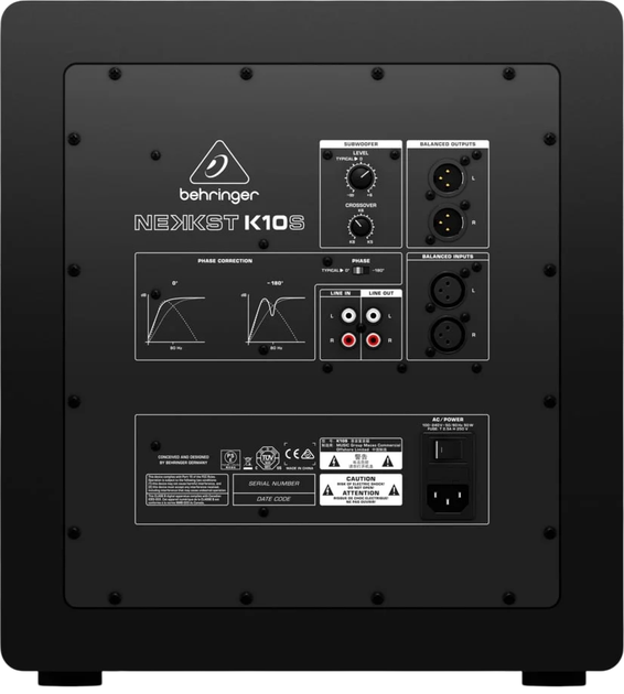 Subwoofer Behringer K10S (4033653023108) - Zdjęcie 3 Subwoofer Behringer K10S (4033653023108) - obraz 3