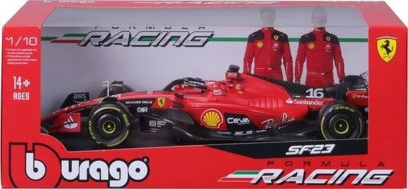 Металева модель Bburago Ferrari Racing 2023 Season Car 1:18 Червоний 18-16812L (4893993168125) - зображення 2