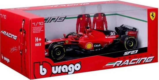 Металева модель Bburago Ferrari Racing 2023 Season Car 1:18 Червоний 18-16812L (4893993168125) - зображення 3
