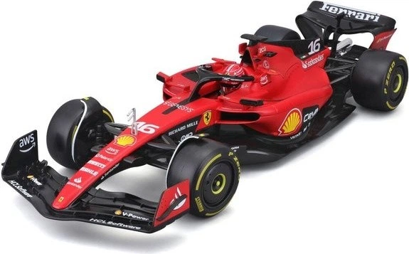 Металева модель Bburago Ferrari Racing 2023 Season Car 1:18 Червоний 18-16812L (4893993168125) - зображення 6