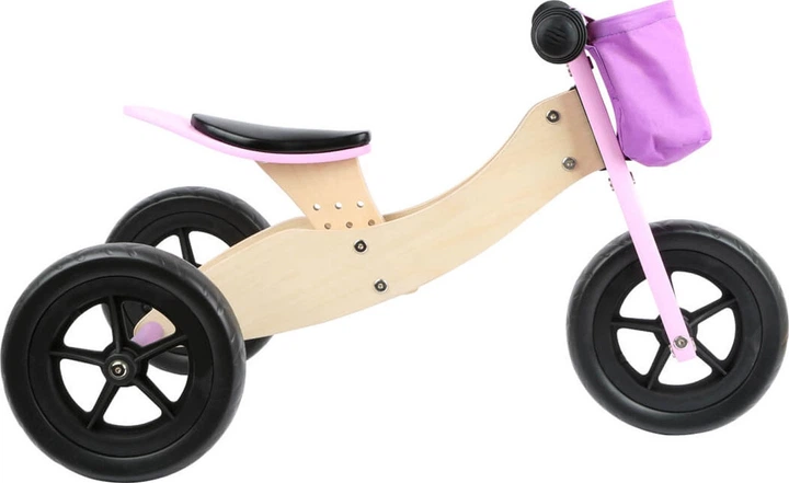 Rowerek biegowy Small Foot Training Bike and Trike 2 w 1 Pink Maxi 11611 (4020972116116) - obraz 2