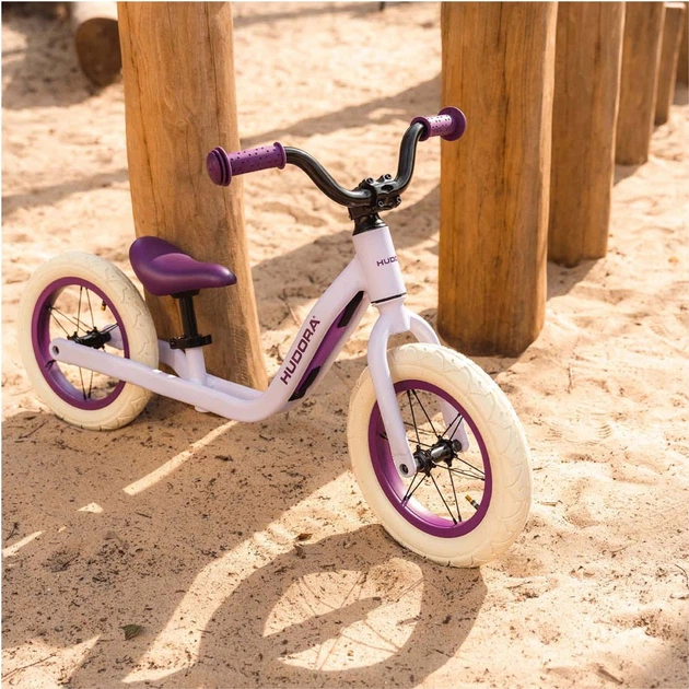 Rowerek biegowy Hudora Balance Bike Lawendowy 10931 (4005998109311) - obraz 10