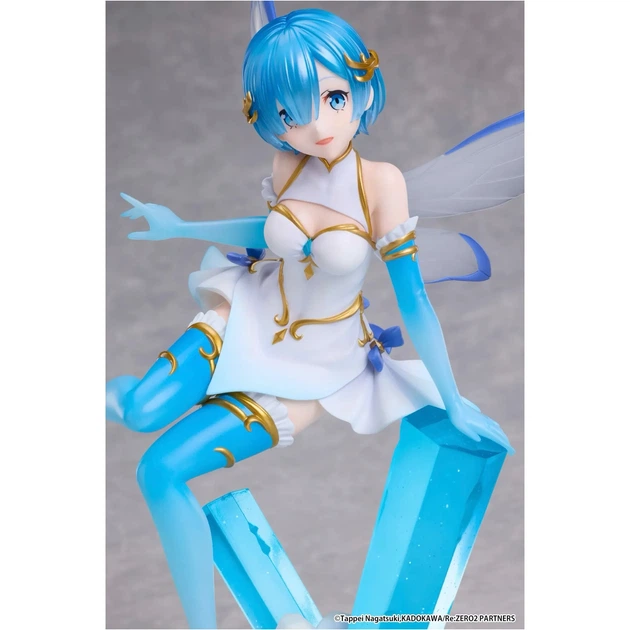 Фигурка аниме Elcoco Rem Рем Jewel Princess 1/7 Scale c Жизнь в Альтернативном мире с нуля 21 см - изображение 2