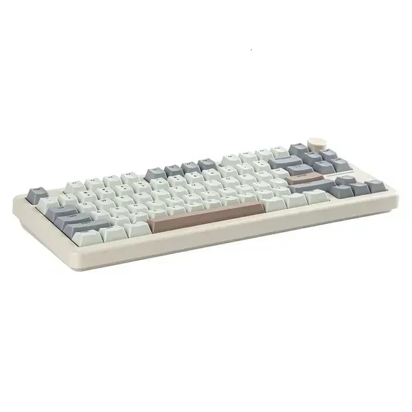 Беспроводная механическая клавиатура Epomaker Galaxy 70 Gray, из алюминиевого корпуса, размер 75% RGB подсветки 2.4G/Bluetooth/USB - изображение 6