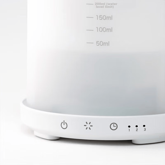 Ультразвуковий ароматерапевтичний дифузор MUJI Touch-Control з м'яким світлом, зволоженням та нічним світлом, подарунок на день народження для жінок на три дюйми - изображение 6
