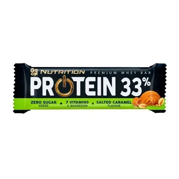 Протеиновый батончик Protein 33% Bar GoOn Nutrition, соленая карамель, 50 г - изображение 2