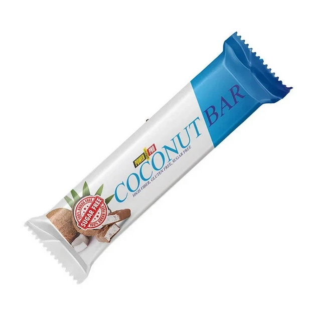 Батончик кокосовий Coconut Bar Power Pro, кокос, 50 г - Фото 1 Батончик кокосовий Coconut Bar Power Pro, кокос, 50 г - изображение 1