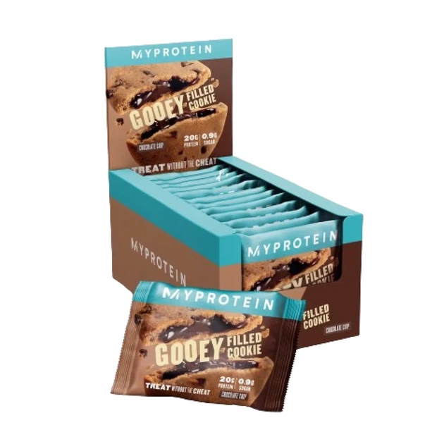Білкове печиво Protein Filled Cookie MyProtein, подвійний шоколад і карамель, 12 × 75 г - зображення 3