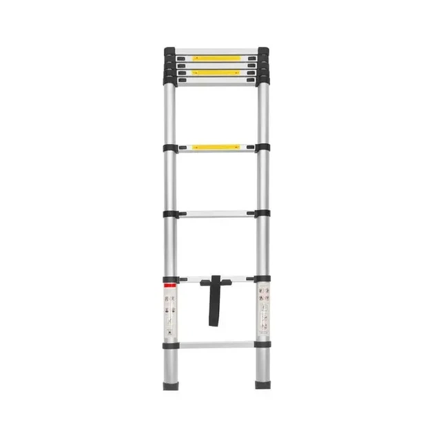 Драбина алюмінієва Kraft&Dele KD4072 8 ступенів 2.6 м 150 кг срібляста - зображення 3