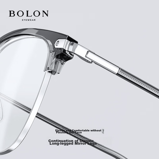 Оправа BOLON BJ610516 для окулярів ділова легка D-подібна - зображення 8
