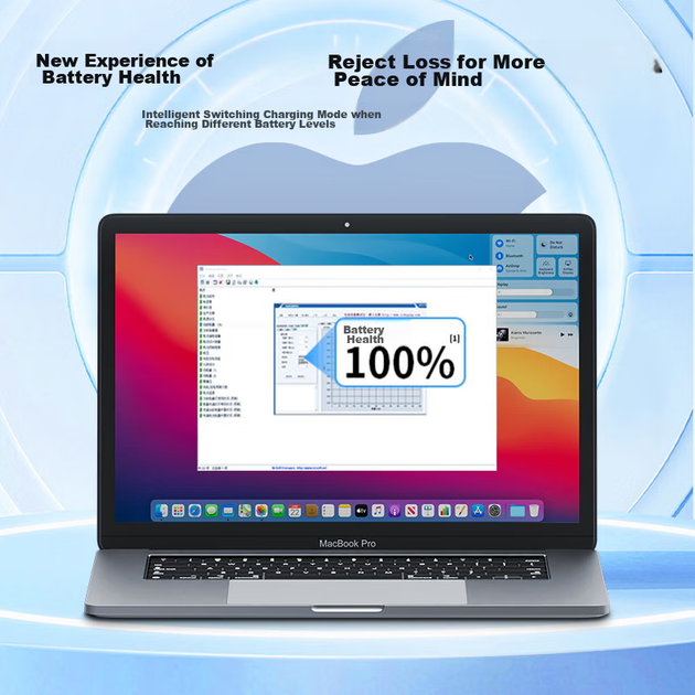 Зарядное устройство BIAZE 60 Вт для ноутбуков Apple MacBook Air/Pro A1278, A1181, A1184, 16.5 В 3.65 А, магнитное - изображение 10