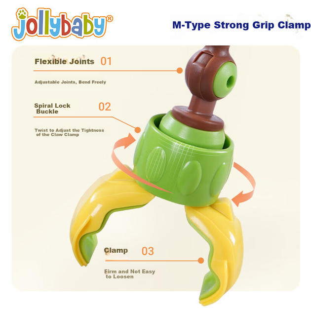 Подвеска-игрушка Jollybaby для детской коляски, прикроватная погремушка, вращающийся подвесной колокольчик для детской кроватки, подвесная заколка в виде птички для кроватки. - изображение 7