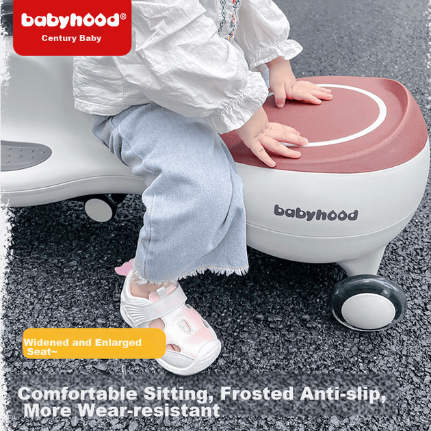 Машинка-каталка Babyhood Twist Car для дітей 1-6 років, музична, карамельного кольору - Фото 8 Машинка-каталка Babyhood Twist Car для дітей 1-6 років, музична, карамельного кольору - зображення 8