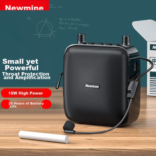 Мини-мегафон Newmine U-103, микрофон-динамик для преподавателей, поясной, Bluetooth, для экскурсоводов, высокая громкость - Фото 4 Мини-мегафон Newmine U-103, микрофон-динамик для преподавателей, поясной, Bluetooth, для экскурсоводов, высокая громкость - изображение 4