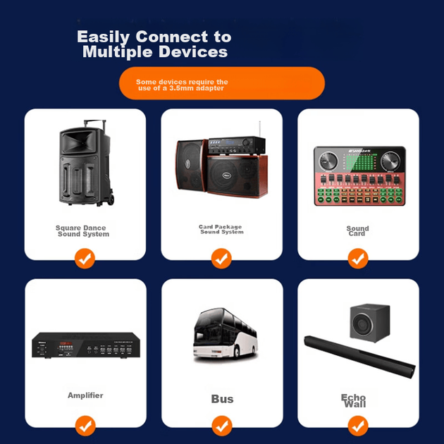 Микрофон SANSUI K46 беспроводной двухканальный, для караоке/конференций - Фото 10 Микрофон SANSUI K46 беспроводной двухканальный, для караоке/конференций - изображение 10