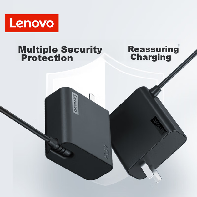 Блок живлення Lenovo оригінальний Type-C 65Вт, для Xiaoxin Pro13/Air14 - зображення 5