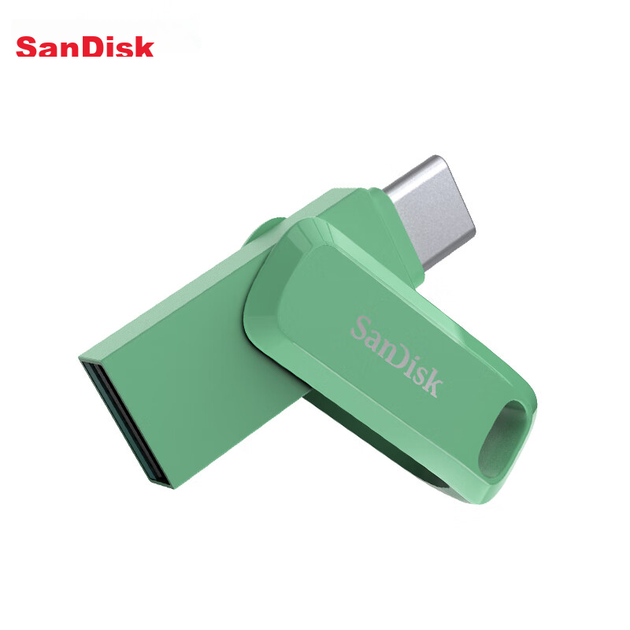 Мобільний флеш-накопичувач SanDisk 64 ГБ Type-C USB 3.2 DDC3 зеленого кольору, швидкість читання до 300 МБ/с, автоматичне резервне копіювання, подвійне використання для телефону та комп'ютера, флеш-накопичувач великої ємності з двома інтерфейсами - Фото 9 Мобільний флеш-накопичувач SanDisk 64 ГБ Type-C USB 3.2 DDC3 зеленого кольору, швидкість читання до 300 МБ/с, автоматичне резервне копіювання, подвійне використання для телефону та комп'ютера, флеш-накопичувач великої ємності з двома інтерфейсами - зображення 9