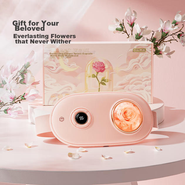 JD Original Eternal Flower Теплый маточный пояс, средство для облегчения менструальных болей, помощник во время менструации, подарок на день рождения для женщин - изображение 2