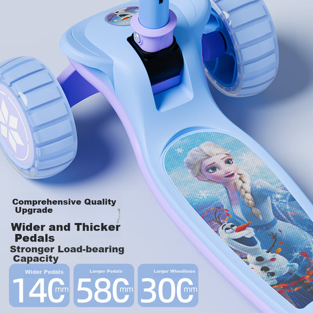 Самокат Disney детский Two-In «Эльза», 1-3 года - изображение 4