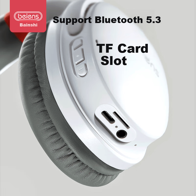 Наушники детские Beienshi Bluetooth с шумоподавлением для изучения языка подарочные - Фото 9 Наушники детские Beienshi Bluetooth с шумоподавлением для изучения языка подарочные - изображение 9